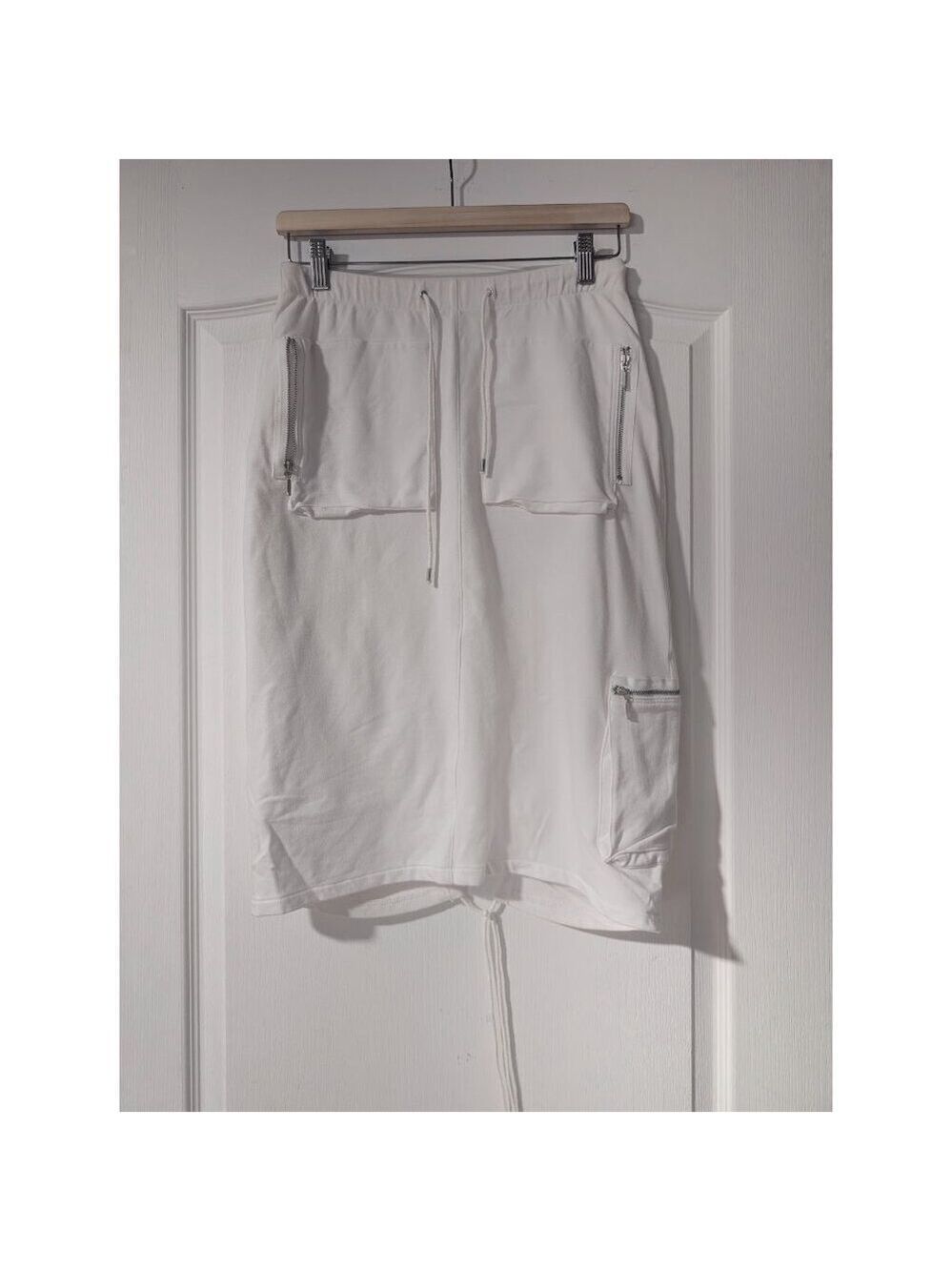 Vintage Mango | Cargo Skirt In White